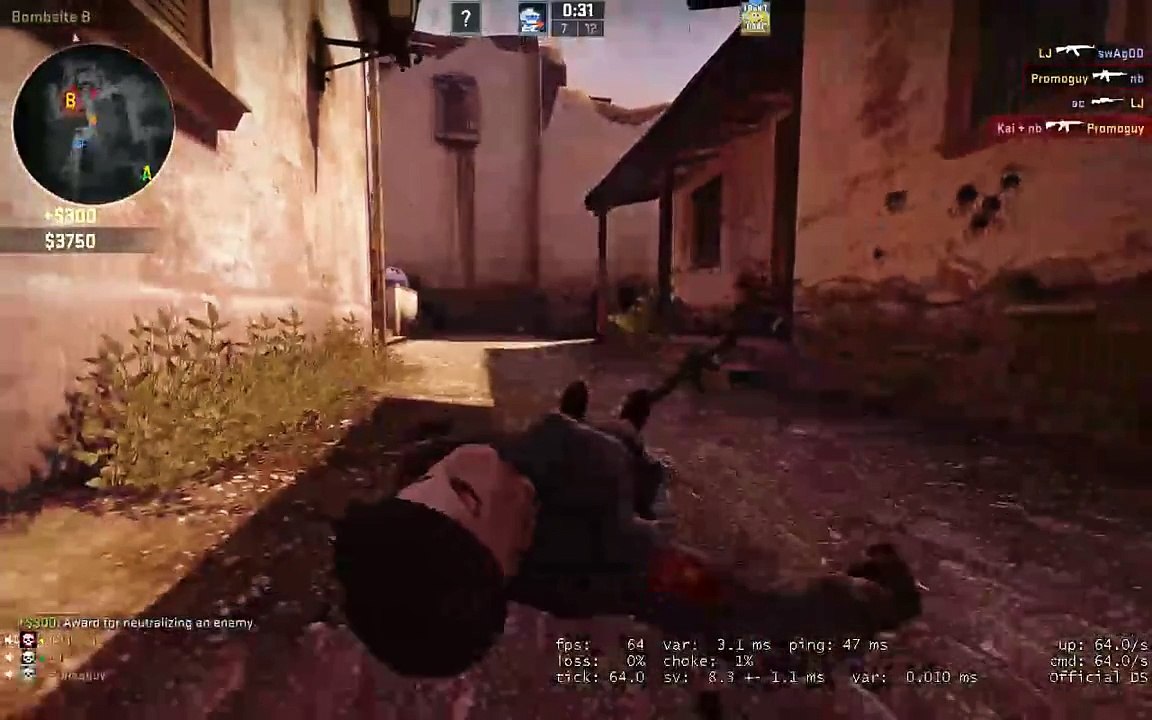 Counter Strike Global Offensive Gameplay MG1 Part 3