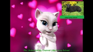 Baa Baa Black Sheep Song - My Funny Talking Cat Angela By Little Funny School