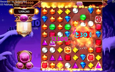 Bejeweled 3 gameplay | Lightning mode part 1- 8.1 Million with x16