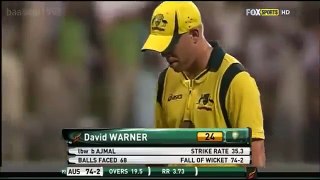 Saeed Ajmal 10 wickets vs Australia 2012