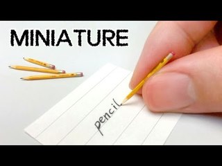 미니어쳐 연필 만들기 Miniature - Pencil