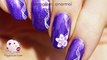 beautifull nail art tutorial Simple ribbon with flowers nail art tutorial - beauty tips for girls