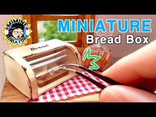 미니어쳐 브레드박스 만들기 miniature - Bread Box