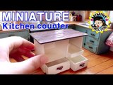 미니어쳐 아일랜드 식탁 만들기 miniature - kitchen counter
