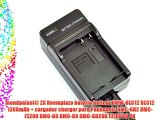 mondpalast@ 2X Reemplazo bater?a battery DMW-BLC12 BLC12 1200mAh   cargador charger para Panasonic