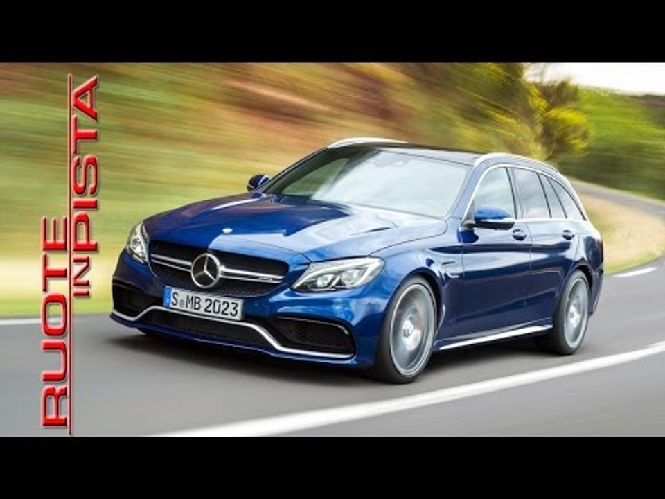 Mercedes C63 AMG e C450 AMG 4MATIC Test Drive | Alfonso Rizzo prova | Esclusiva Ruote in Pista