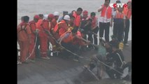 Video Footage Records Rescue of Senior Passenger Aboard Capsized Ship