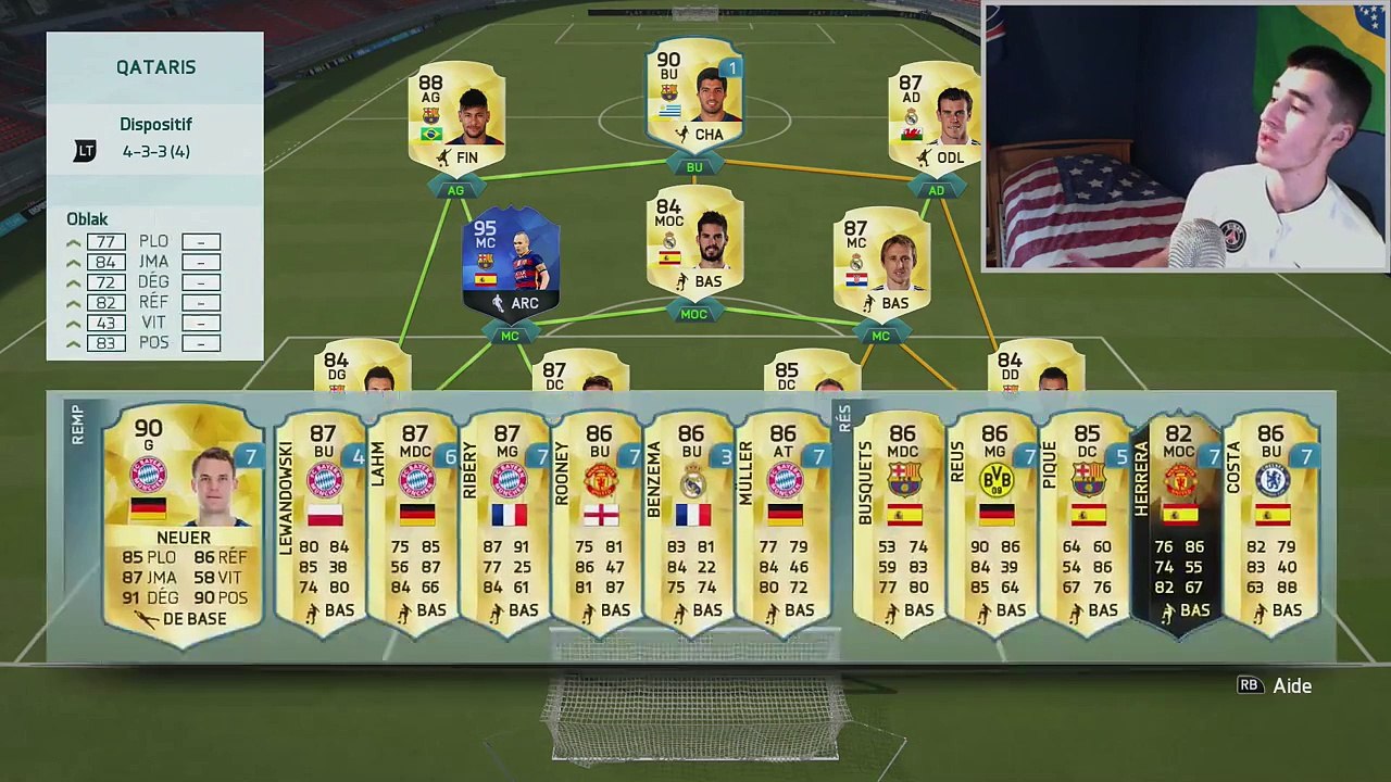 FUT 16 | LES QATARIS | FIFA C\'EST DU KFC !