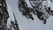 Female freeride skier survives 1,000ft mountain fall