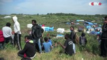 UK bound Illegal Immigrants Camp in French Port City Calais