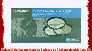 Polaroid Optics conjunto de 3 piezas de 40.5 mm de objetivos de efectos especiales de c?mara/videoc?mara