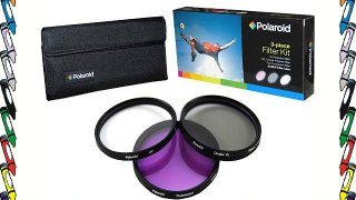 Polaroid Optics juego de filtros de 30 mm de 3 piezas (UV CPL FLD)