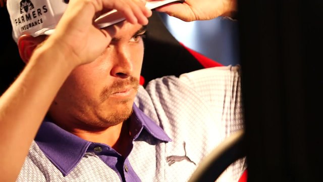 2014 PGA Championship Golfers in race game simulator - Mercedes-Benz original