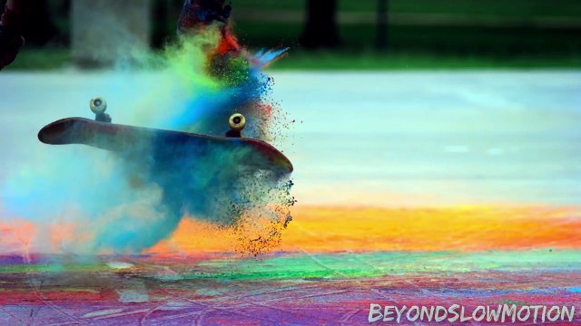 2 minutes de skate très colorées