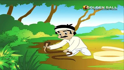 सांप और चूहा I Saanp Aur Chuhha I Moral Stories I Hindi Stories I Happy Bachpan I Golden ball