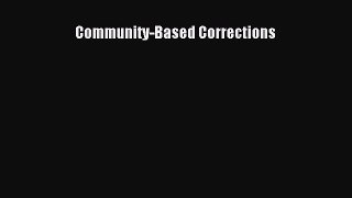 Community-Based Corrections Read Online PDF