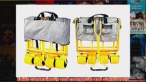 BEST  HLC Collapsible Folding Utility Wagon Garden Shopping Cart Beach Outdoors Yellow REVIEW