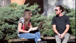 Asking Sexy College Girls for Sex