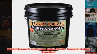 BEST  Rabbit Scram Professional Grade 25 Lbs Granular Rabbit Repellent REVIEW