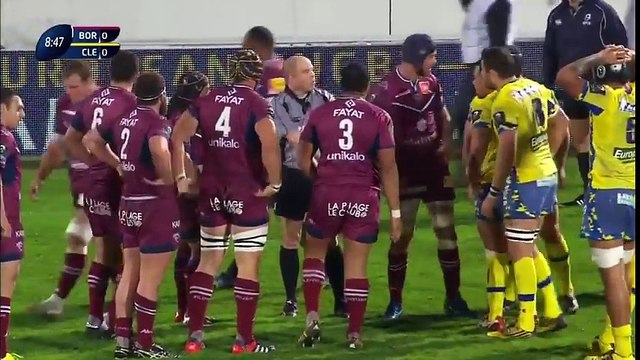 Bordeaux-Begles vs Clermont rugby 08.01.2016 - European Champions Cup Part 1
