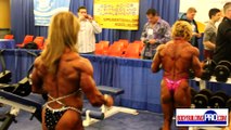 Female Bodybuilders Pump Room - 2013 Arnold