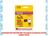 Strontium Nitro MicroSD UHS-1 de tarjeta de memoria con OTG Reader 128 GB