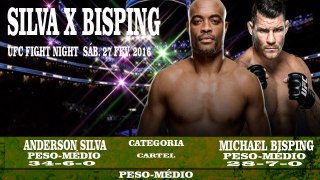 ANDERSON SILVA VS MICHAEL BISPING 27/01/16 UFC FIGHT NIGHT PESO MÉDIO