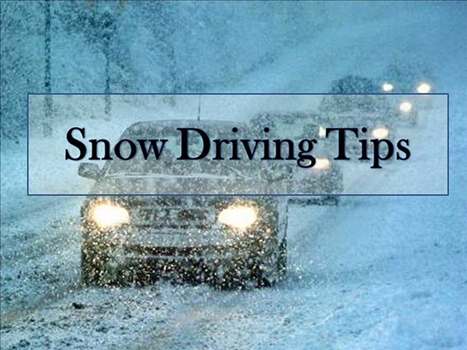 Snow Driving Tips