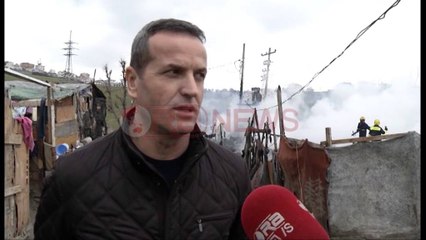 Tiranë, Digjen barakat e komunitetit rom në Shkozë- Ora News- Lajmi i fundit-