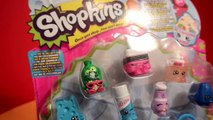 Shopkins 12 pack Mystery Surprise Shopping Frozen Glittery Shopkins pack Unboxing