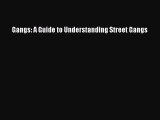 Gangs: A Guide to Understanding Street Gangs Read Online PDF