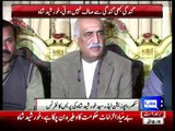 Opposition Leader Syed Khursheed Ahmed Shah Press Conference - 28th January 2016
