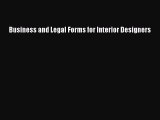 (PDF Download) Business and Legal Forms for Interior Designers Read Online