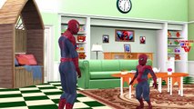 Spiderman Johny Johny Yes Papa Rhymes For Children | Spiderman Cartoons Children Nursery Rhymes
