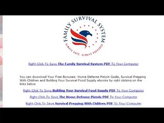 The Family Survival System Review -  Frank Mitchell Survival Course