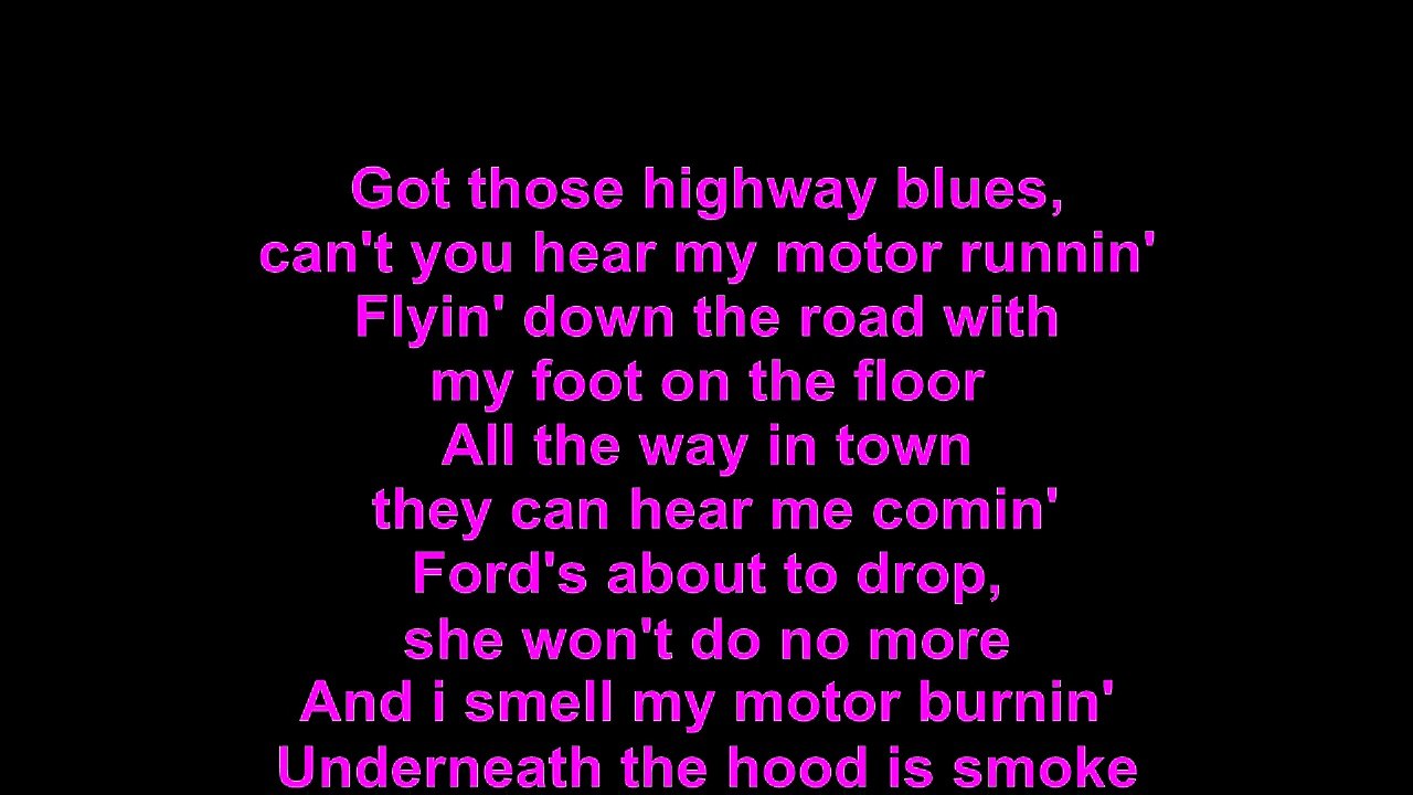 Doobie Brothers – Rockin' Down The Highway Lyrics
