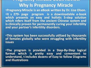 Pregnancy Miracle Book Review