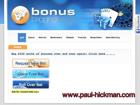 Beat the bookies use bonus bagging to earn online.