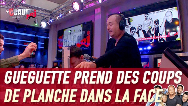 Gueguette prend des coups de planche dans la face - C'Cauet sur NRJ