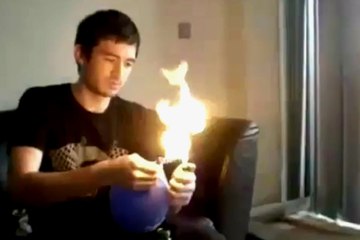 Balloon of Fire Becomes a Ball of Fire