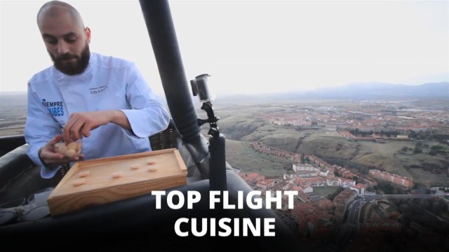 High dining: Michelin star chef cooks at 1640 feet