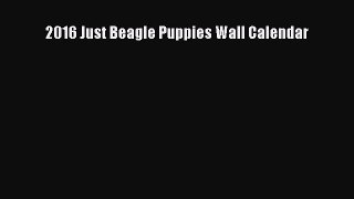 2016 Just Beagle Puppies Wall Calendar  Free PDF