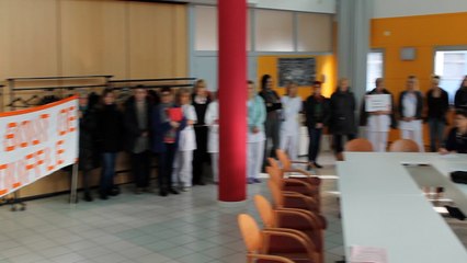 Denain: le service gériatrie de l'hôpital manifeste