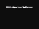 2016 Just Great Danes Wall Calendar  Read Online Book