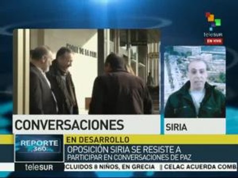 Opositores sirios aún no deciden si acudirán a mesa de paz para Siria