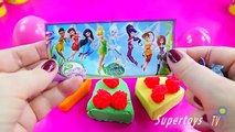 Spiderman Kinder surprise eggs Play doh cakes & sandwiches Frozen Shrek unboxing toys