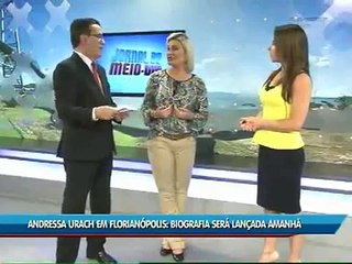 Andressa Urach humilhada por apresentador da Record Fazendo a divulgação so seu livro