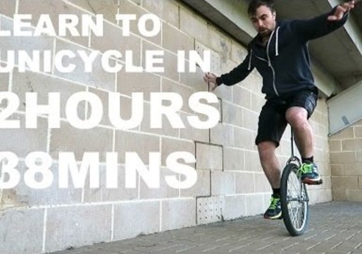 Man Masters Unicycling in 2 Hours 38 Minutes