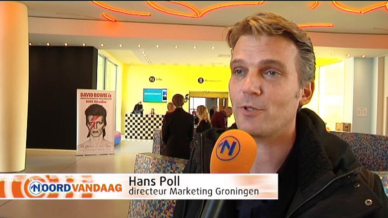 Marketing Groningen: Stad profiteert van Bowie-voorstelling - RTV Noord