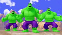 THE HULK SQUAD ARMY having fun !! + Finger Family Song Nursery Rhyme for Children's ! Kids Video